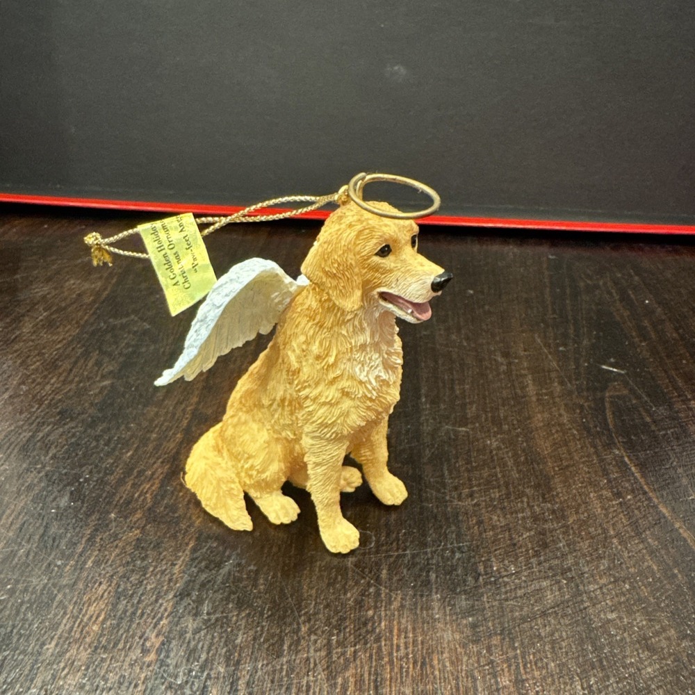 Danbury Mint A‎ Golden Holiday PawFeet Angel Ornament